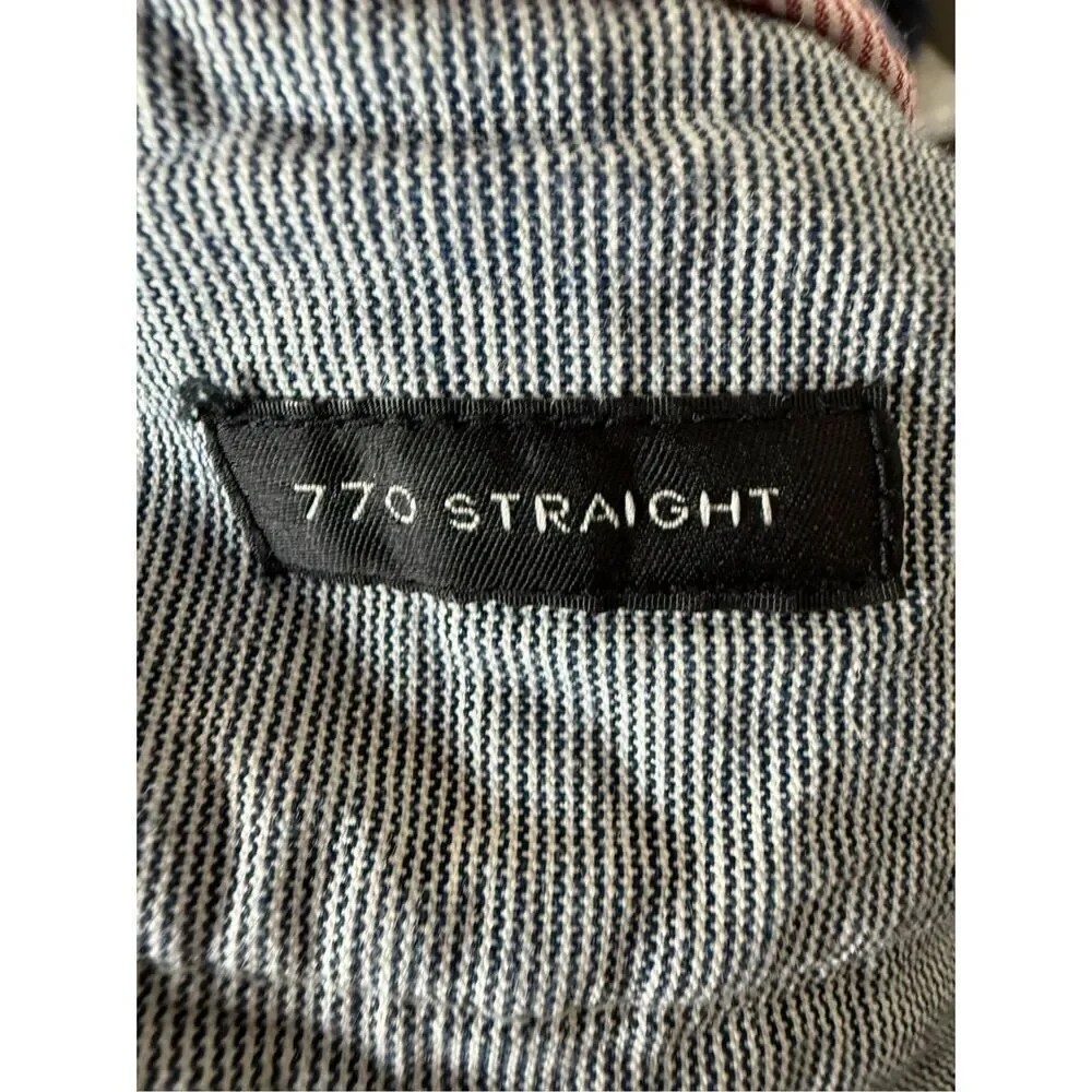 J. Crew L0719 770™ Straight-fit chino pant in stretch Blue 35x32 770 Straight